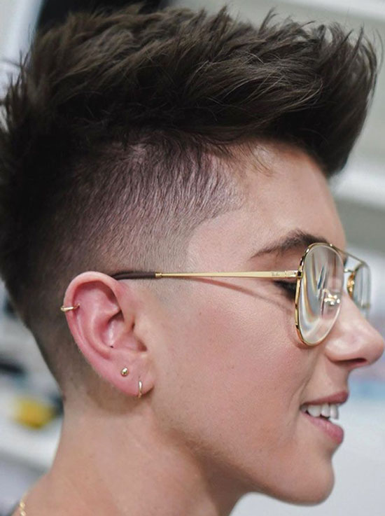 Faux Hawk with Taper