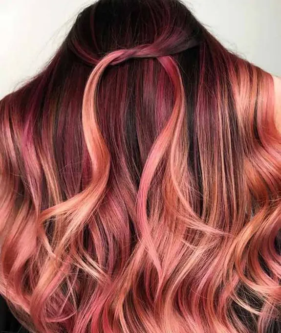 Rose Gold Hairstyle