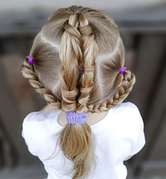 Rubber Band Hairstyles for Toddlers