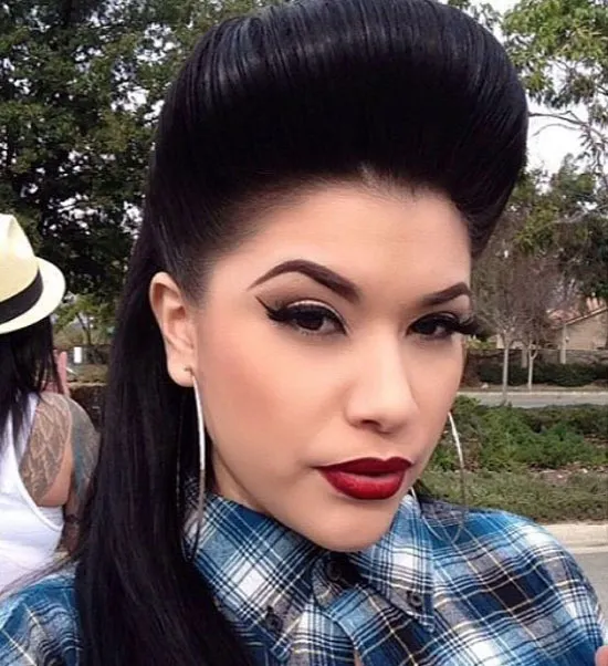 Pompadour Layered Hairstyle