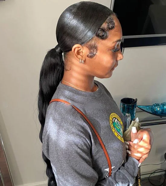 Ponytail With Edges