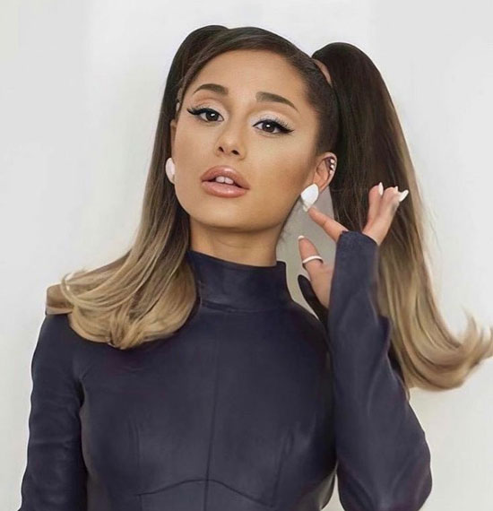 Ariana Grande Two Ponytail Hairstyle