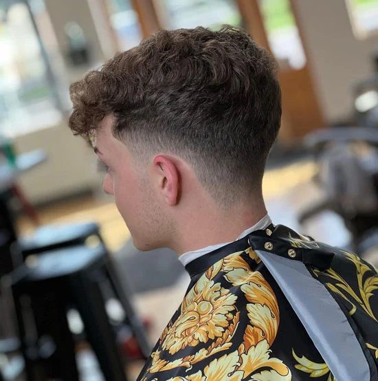Classic Fade With Wavy Top