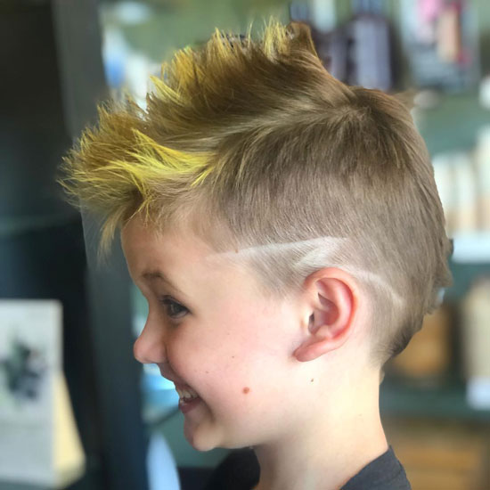 Lightning Bolt With Low Fade