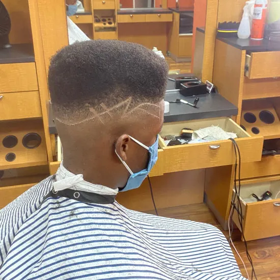 Short Box Fade With Pattern