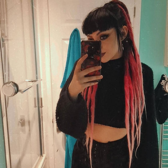 Gothic Dreads With Bangs