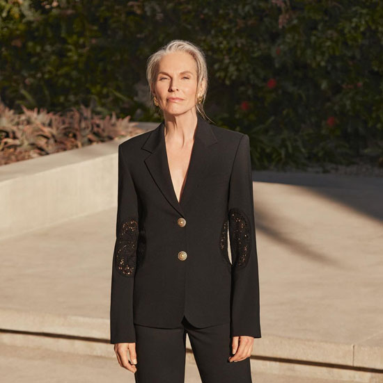 Back Brushed Bob for Business Women Over 50