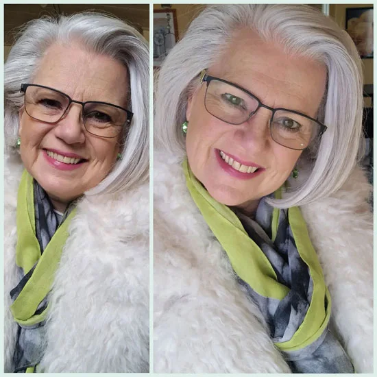 Choppy Bob with Thin Curtain Bangs