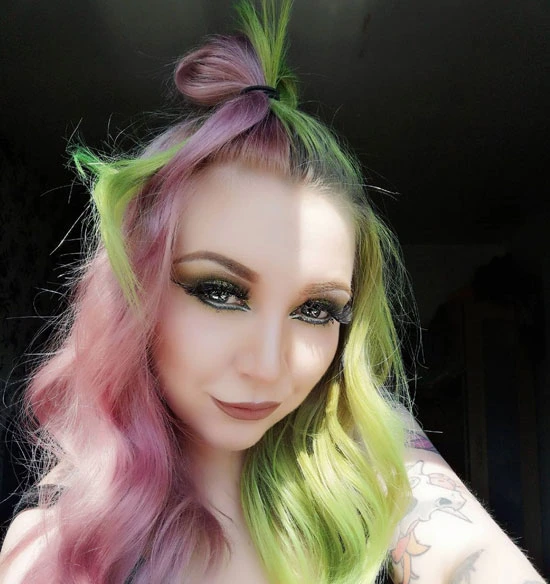 Laid Back Updo with Wavy Tips