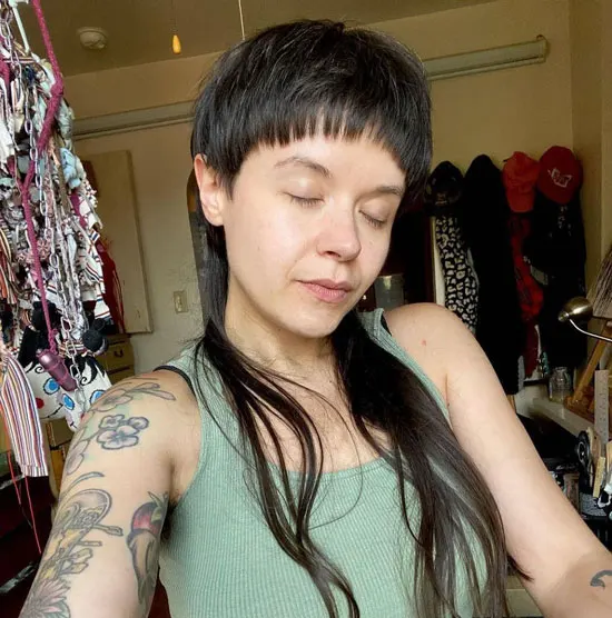 Relaxed Jellyfish Haircut with Short Bangs