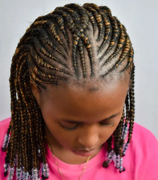 Fulani Braids With Beads: 22 Shimmering Designs That Will Forever ...