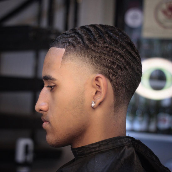 360 Waves with Low Skin Fade
