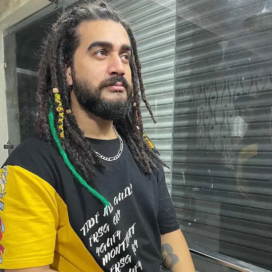 Dreadlocks with Beads
