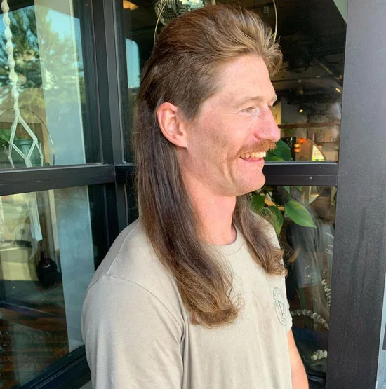 Long Flowing Mullet
