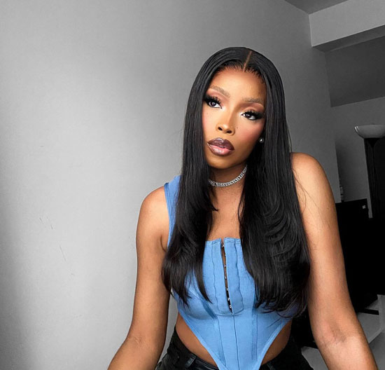 Middle Parted V Shaped Layers