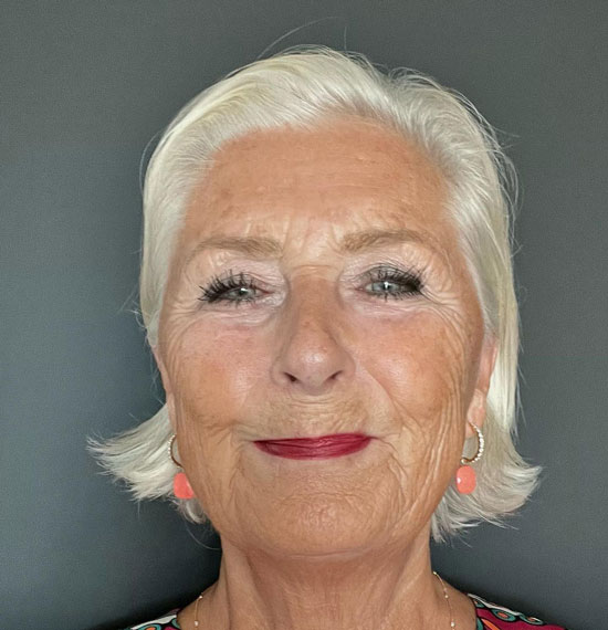 Natural Side Part with Cropped Cut