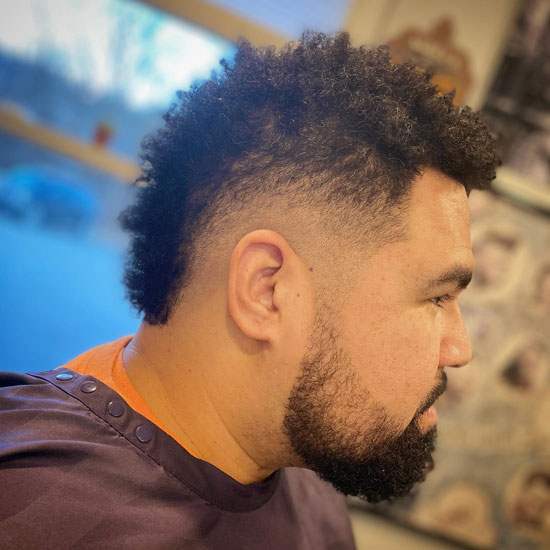 Afro Mohawk