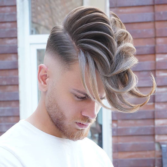 Curled Faux Hawk Horns