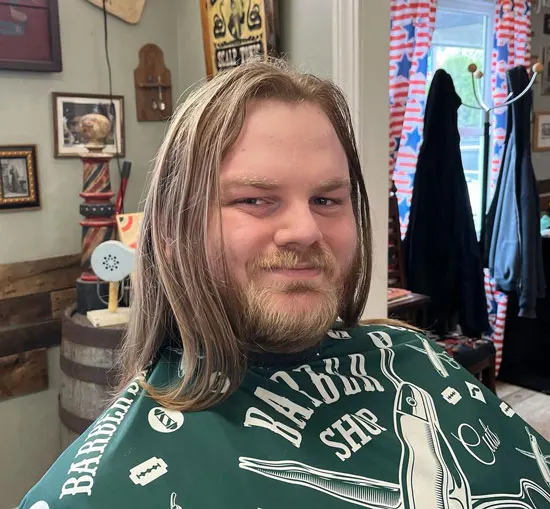 Layered haircut with Face-Framing Ends