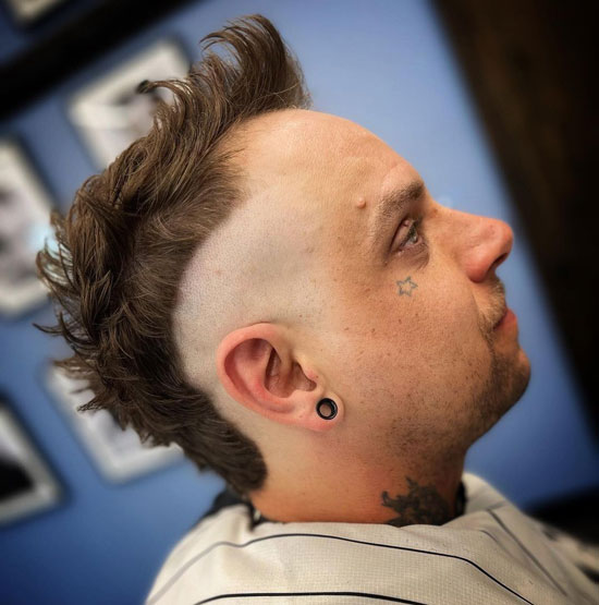 Soft Faux Hawk for Thin Hair