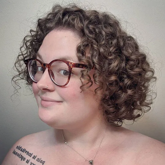 Curtained Short Curls