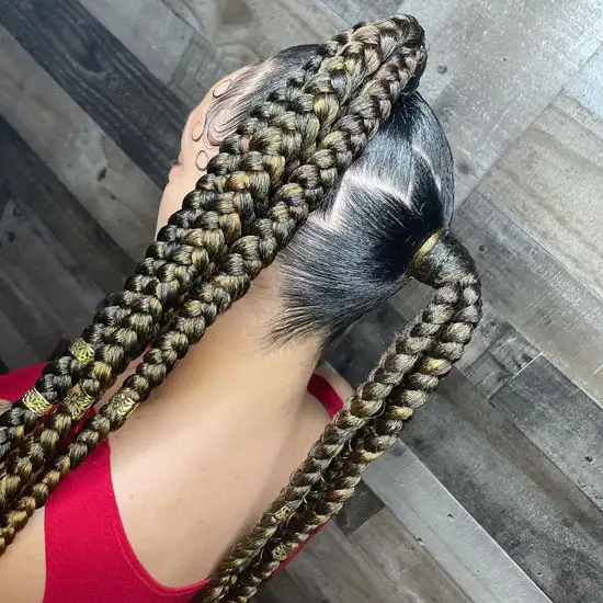 6 Braided Weave Ponytail