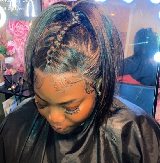 High Weave With Braided Front