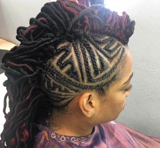 Unlock Your Locs Mohawk Braids