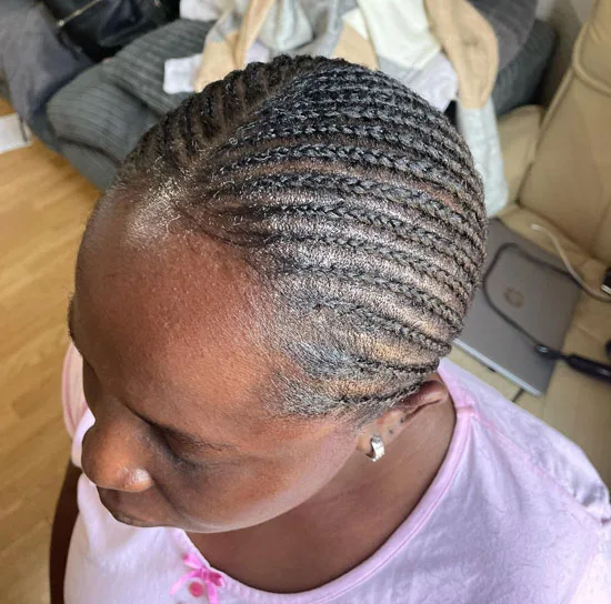 Extra Small Knotless Braids With Deep Mip-part